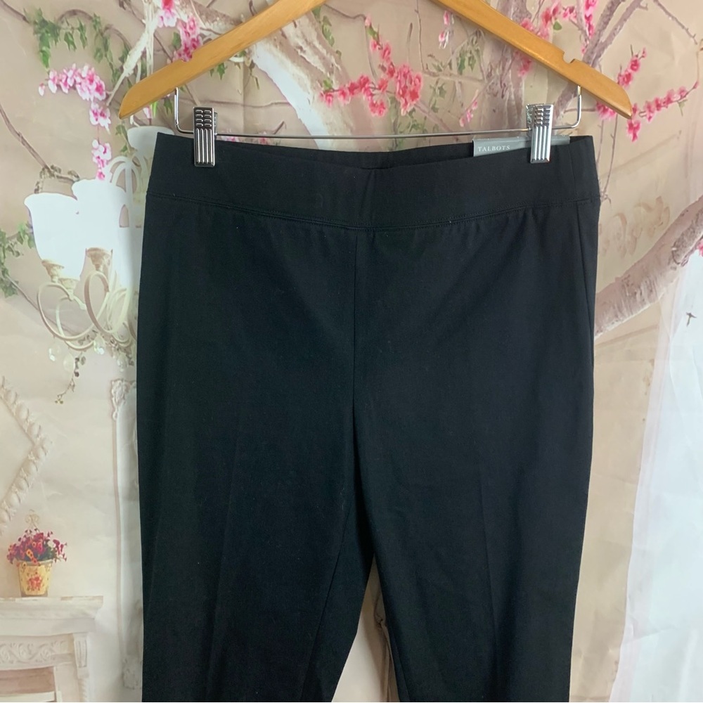 NEW Talbots Sit At Waist Ankle Length pants in Black - Picture 3 of 12